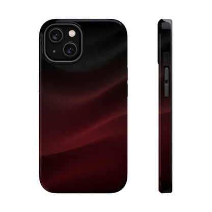 Sleek Burgundy Flow Magnetic Impact Case