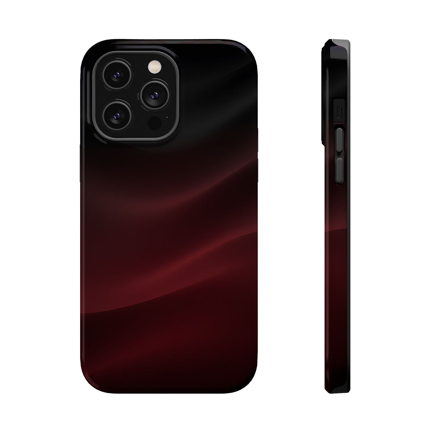 Sleek Burgundy Flow Magnetic Impact Case