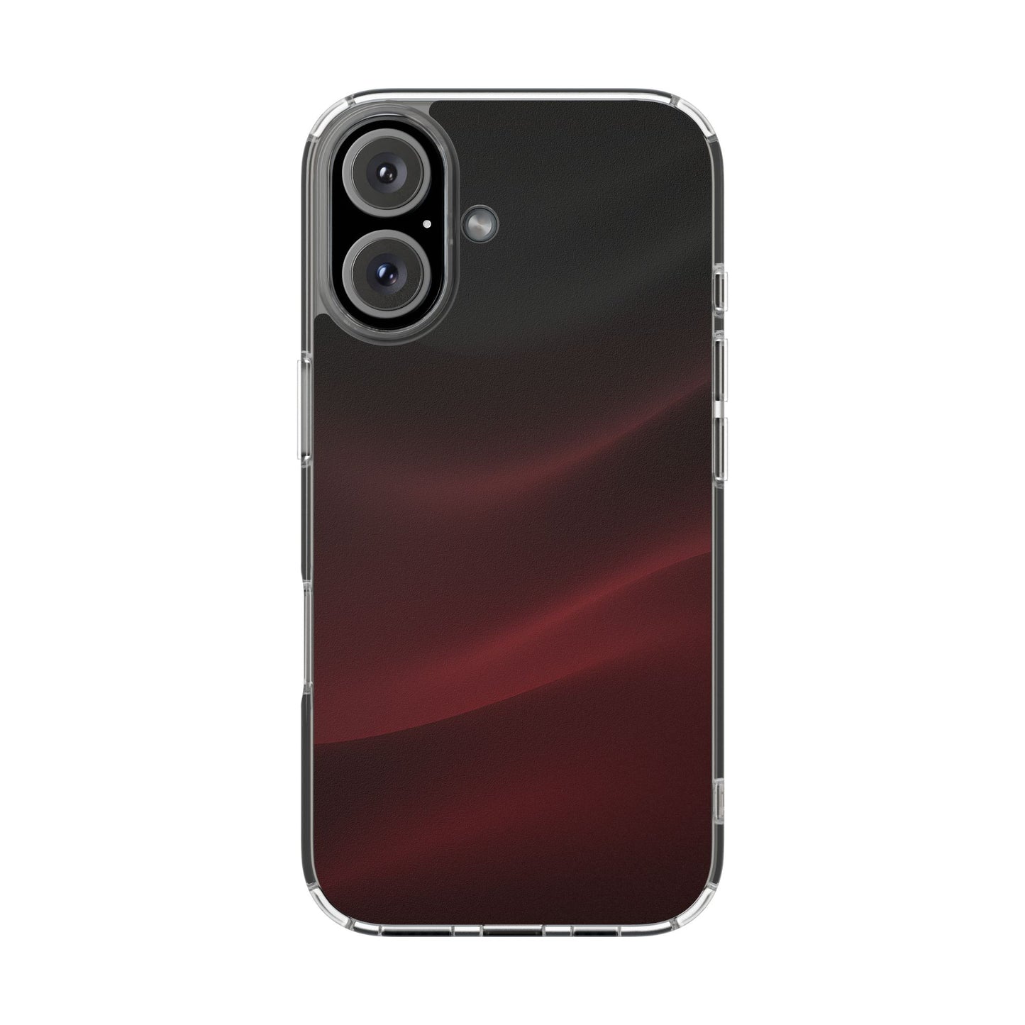 Dark Burgundy Silk Aura Case - MagSafe Compatible Elegant Cover