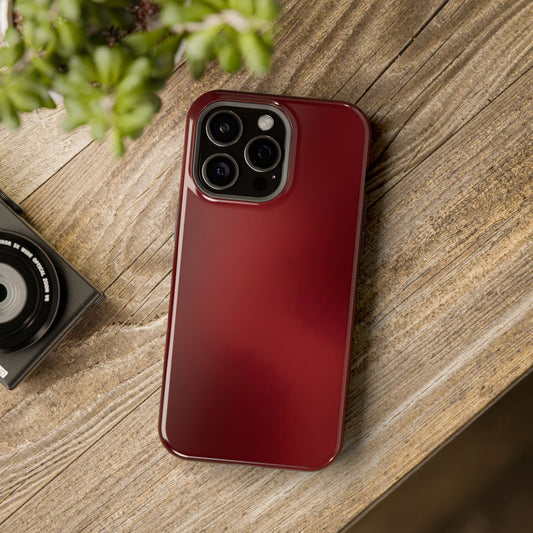 Deep Crimson Gradient Magnetic Impact Case