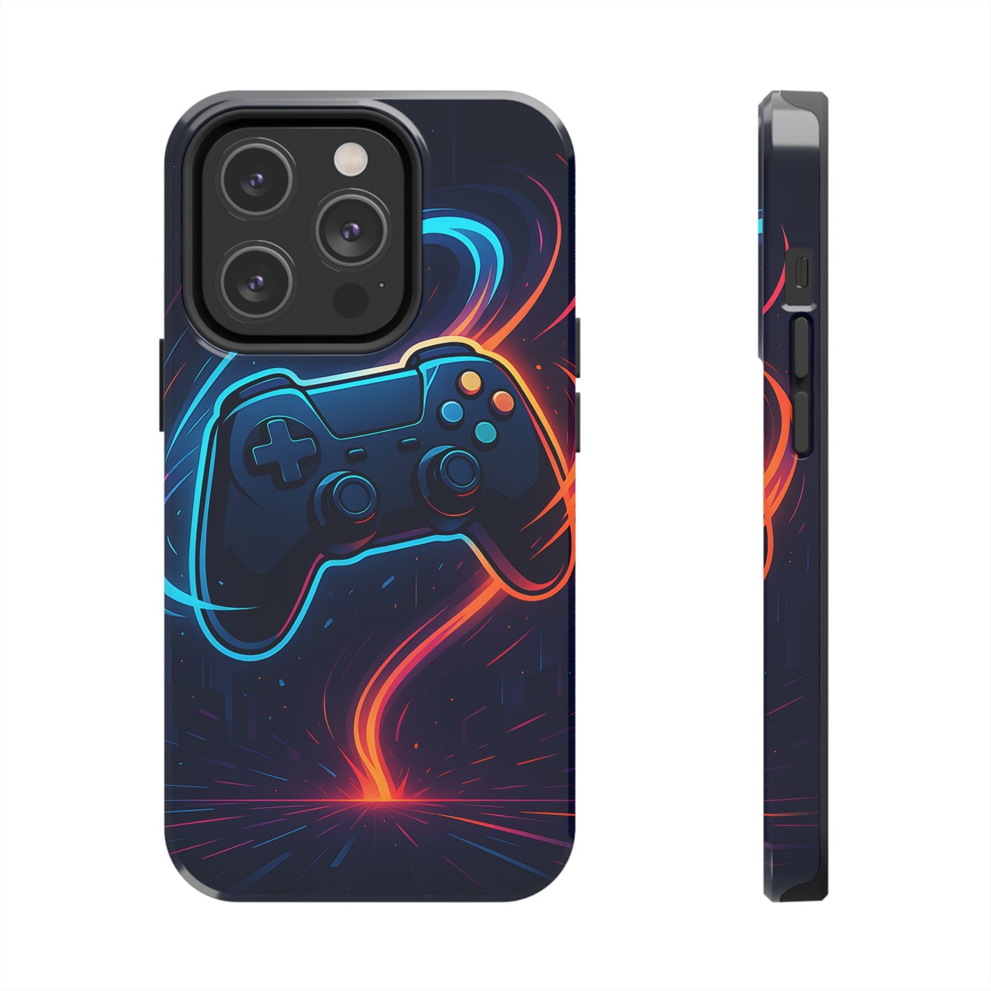Neon Controller Gaming Tough Case - Electric Energy Cover for iPhone & Samsung