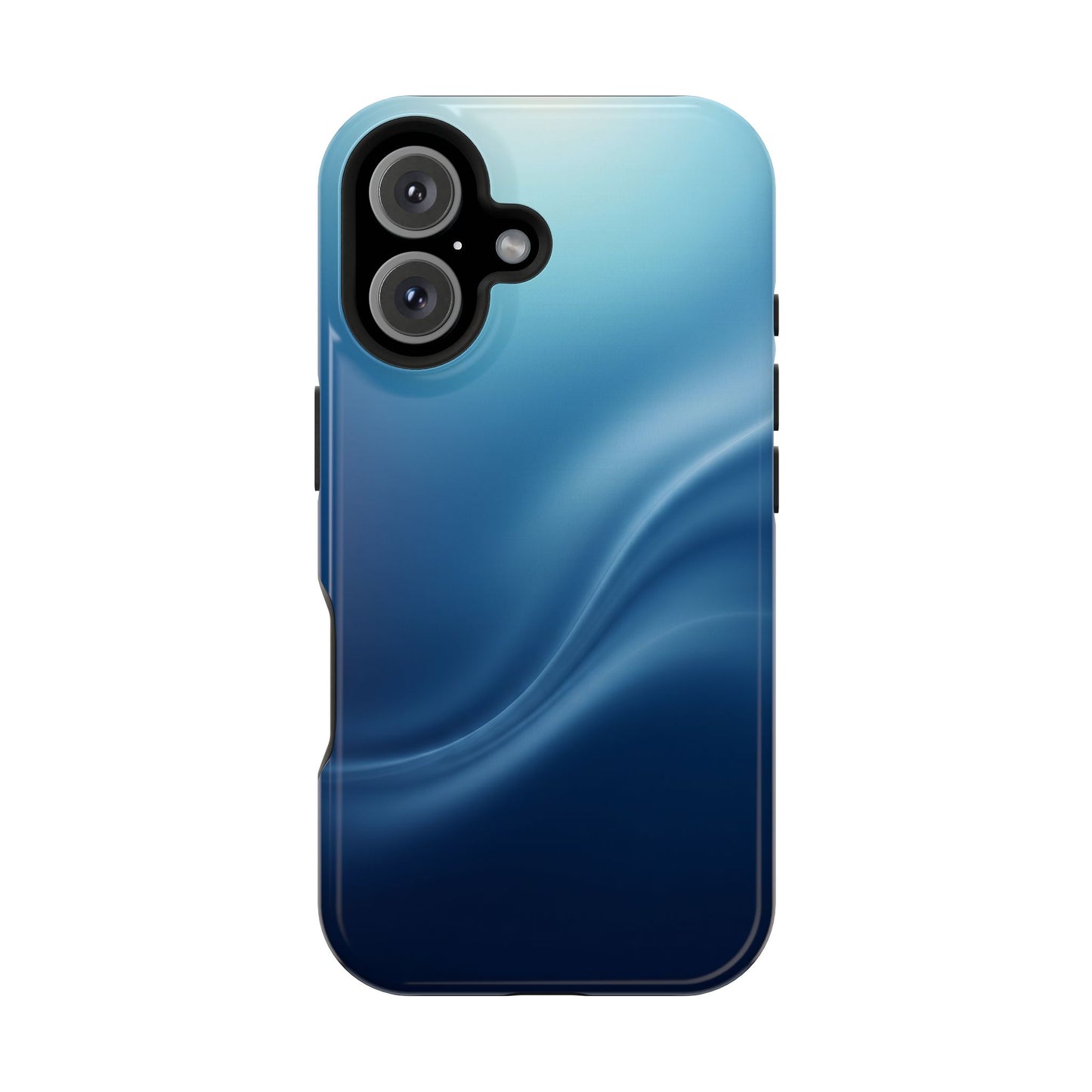 Blue Wave Abstract Magnetic Impact Case