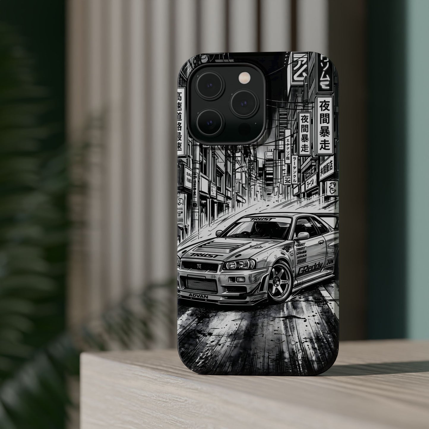 JDM Skyline Tokyo Drift Magnetic Impact Case