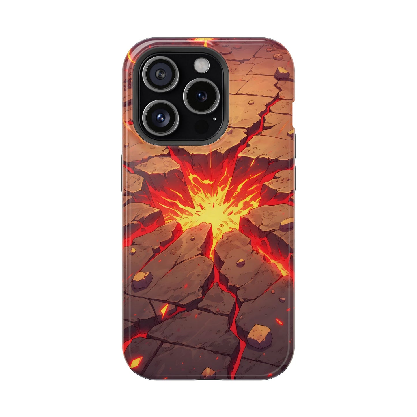 Magma Impact: Epic Shattered Earth MagSafe Case