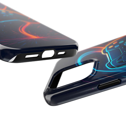 Neon Controller Gaming Tough Case - Electric Energy Cover for iPhone & Samsung