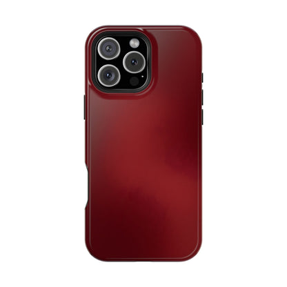 Deep Crimson Gradient Magnetic Impact Case