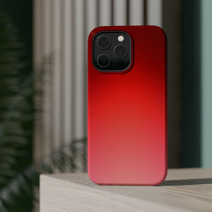 Bold Cherry Red Gradient Magnetic Impact Case