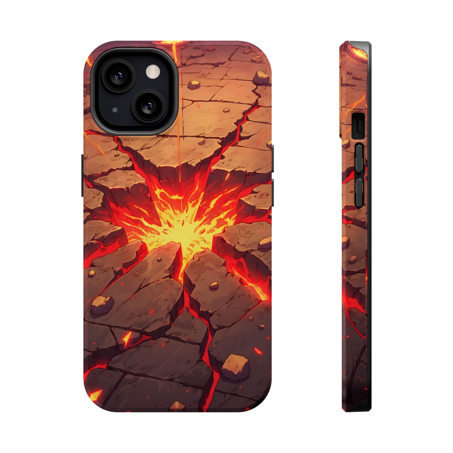 Magma Impact: Epic Shattered Earth MagSafe Case