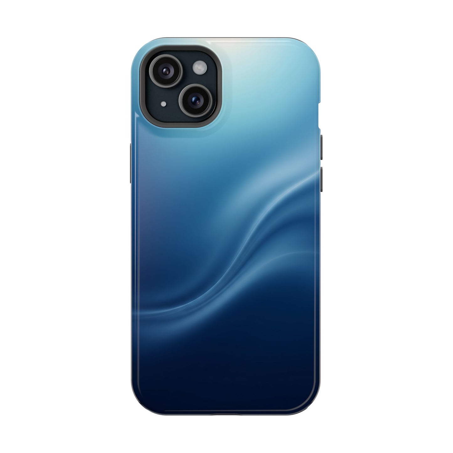 Blue Wave Abstract Magnetic Impact Case