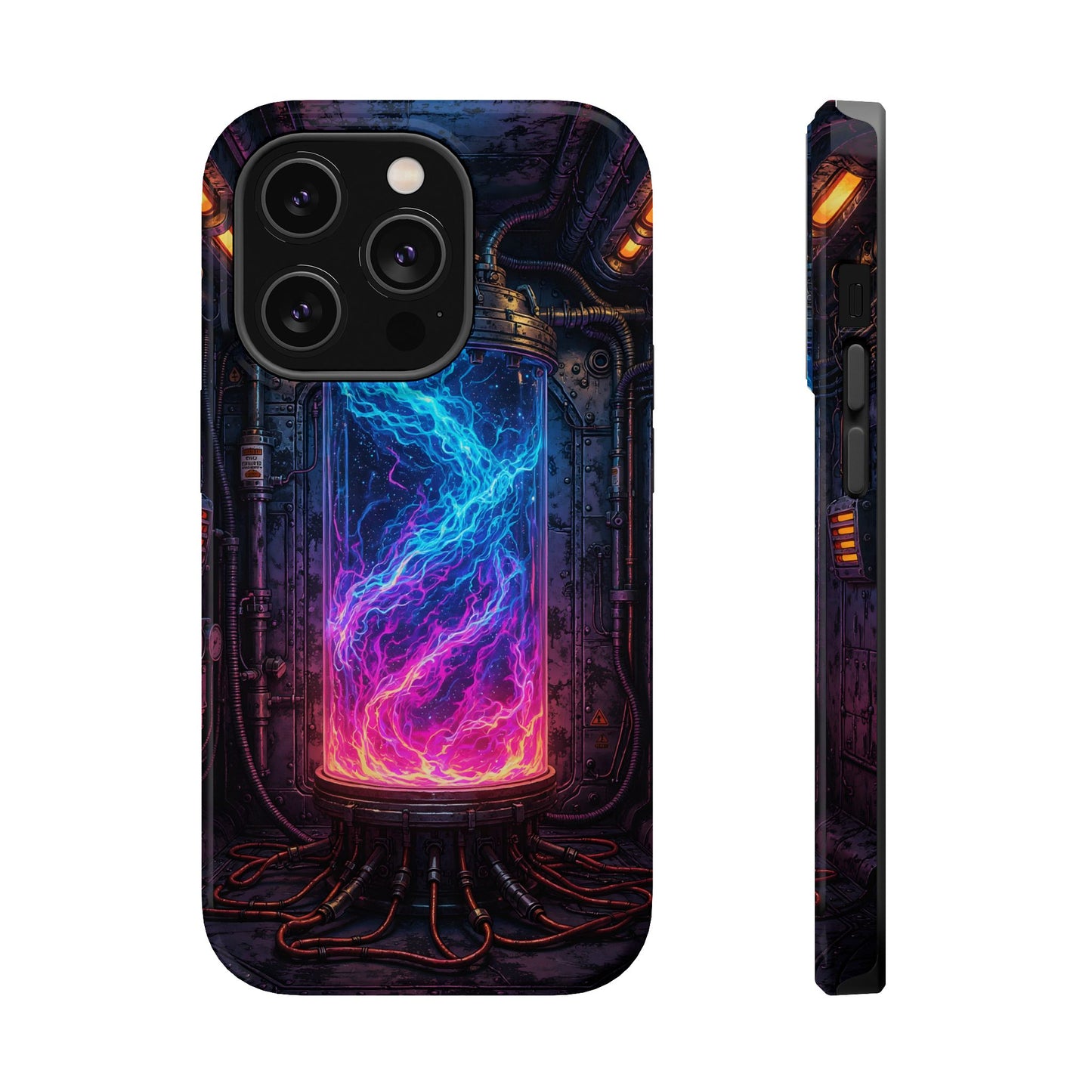 Neon Reactor: Cyberpunk Energy Core MagSafe Case