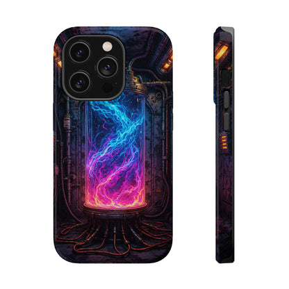 Neon Reactor: Cyberpunk Energy Core MagSafe Case