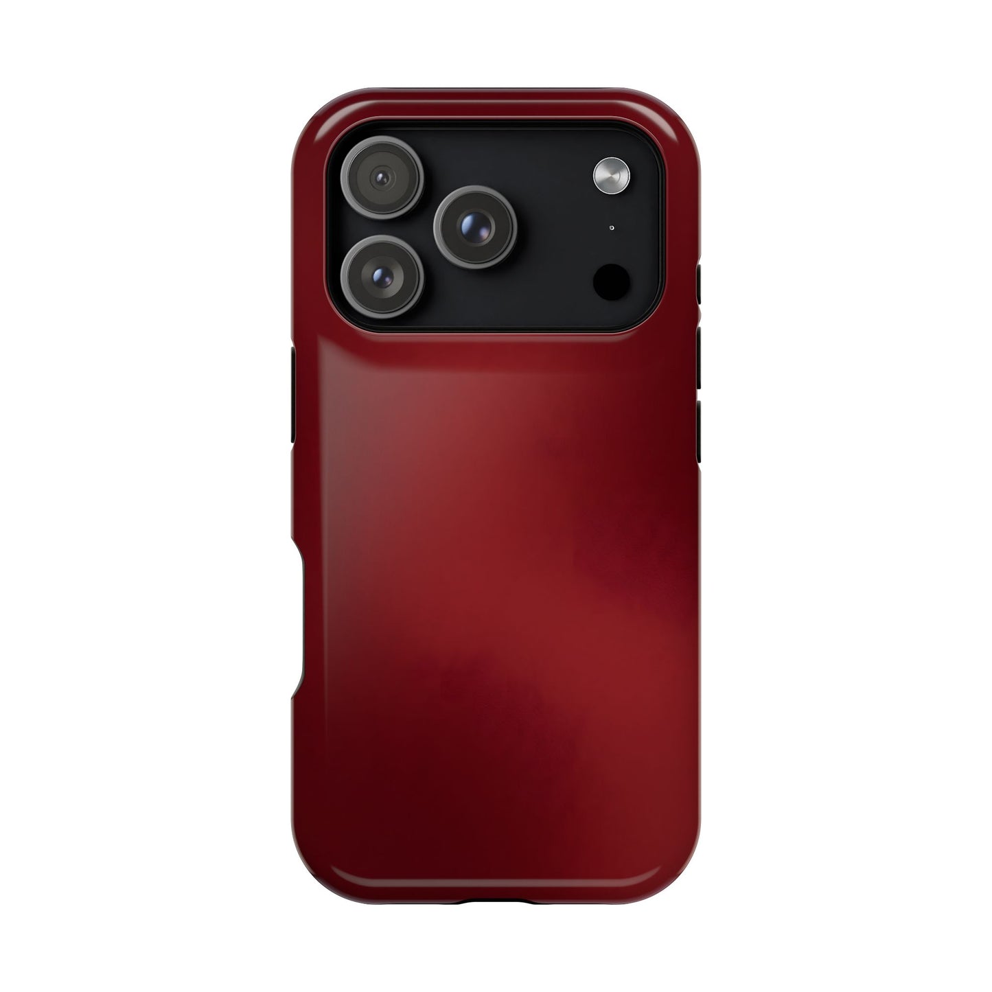 Deep Crimson Gradient Magnetic Impact Case