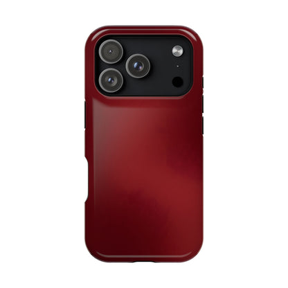 Deep Crimson Gradient Magnetic Impact Case