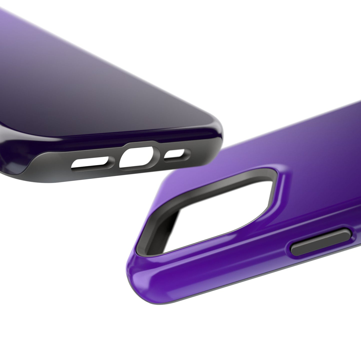 Midnight Amethyst: Dark Purple Gradient MagSafe Case