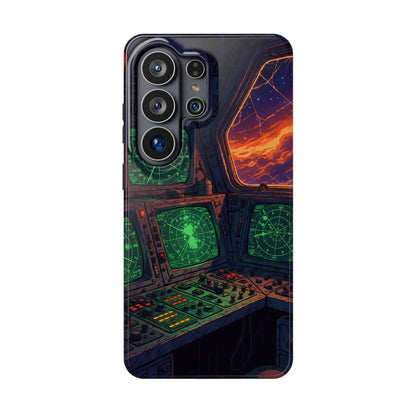 Cosmic Command: Retro Spaceship Cockpit MagSafe Case