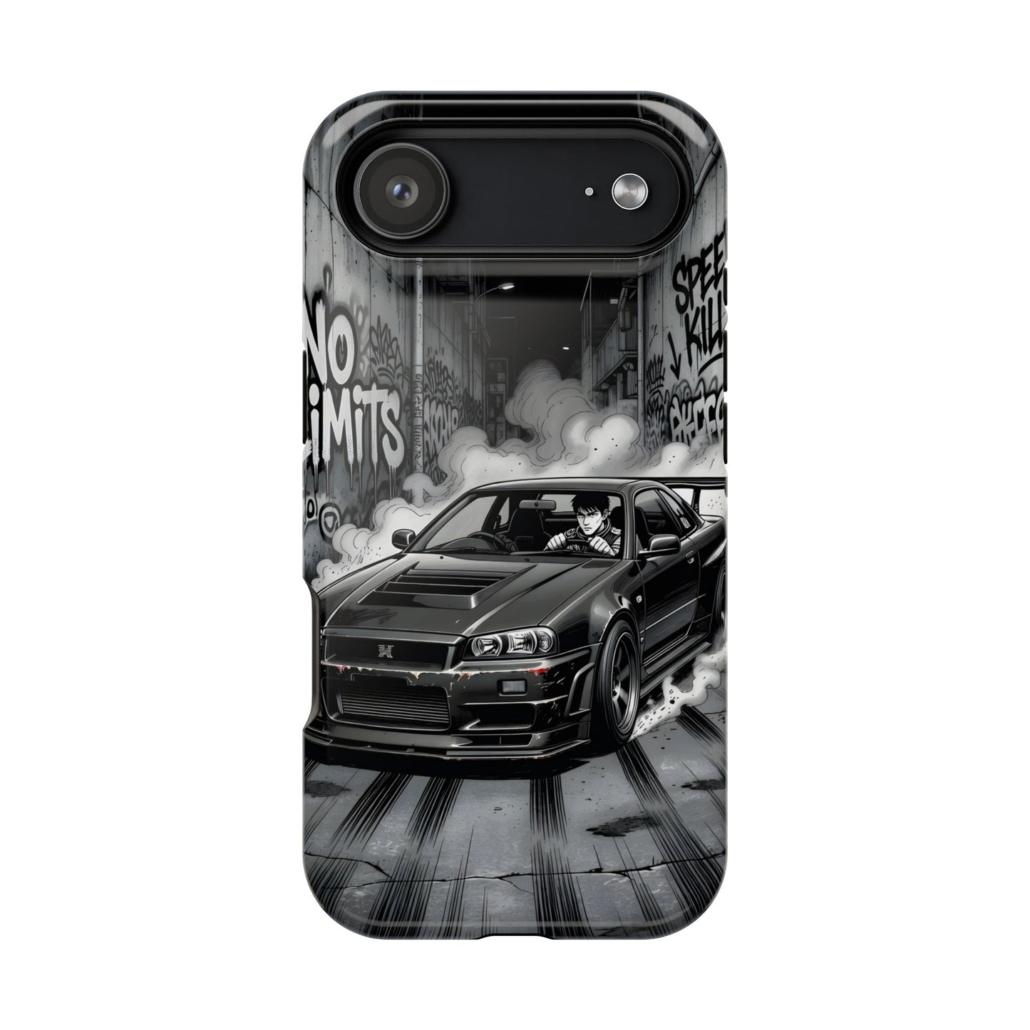 No Limits JDM Manga Skyline Magnetic Case