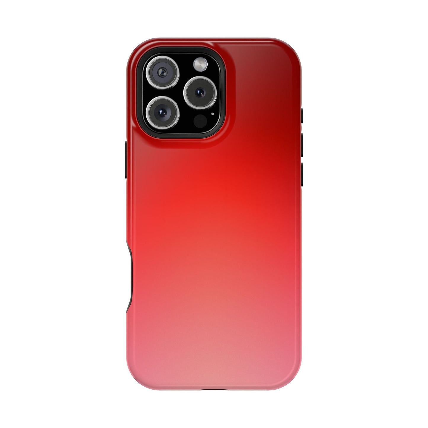Bold Cherry Red Gradient Magnetic Impact Case