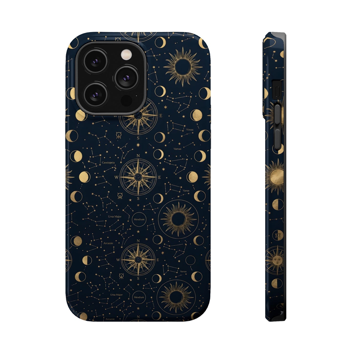 Solar Navigator Antique Gold Celestial Magnetic Case