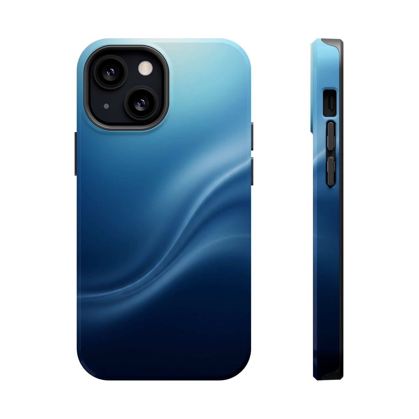 Blue Wave Abstract Magnetic Impact Case