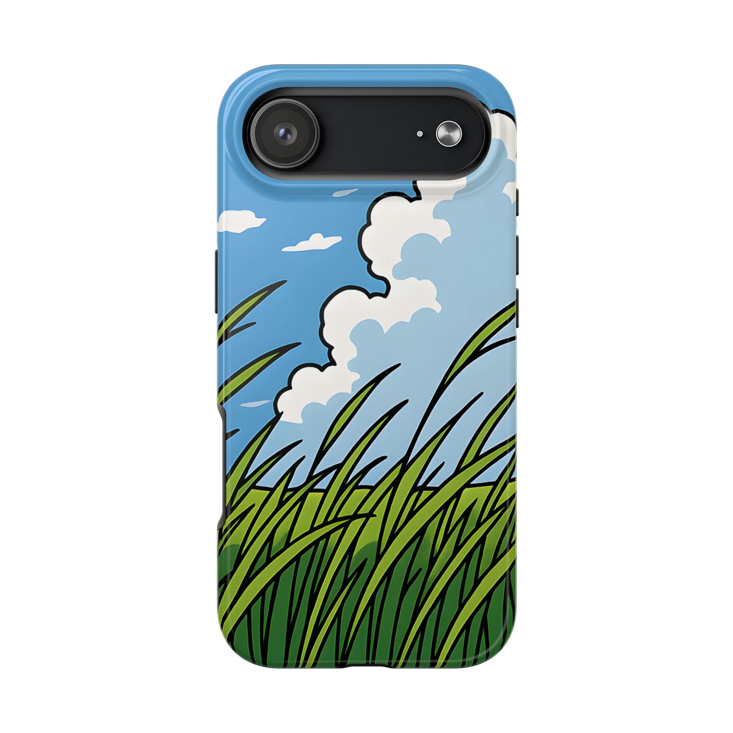 Breezy Meadow Tough Case - Blue Sky & Summer Grass Aesthetic Cover