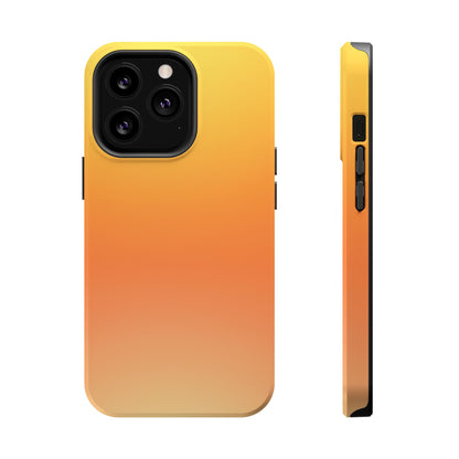Golden Sunrise Gradient Magnetic Impact Case
