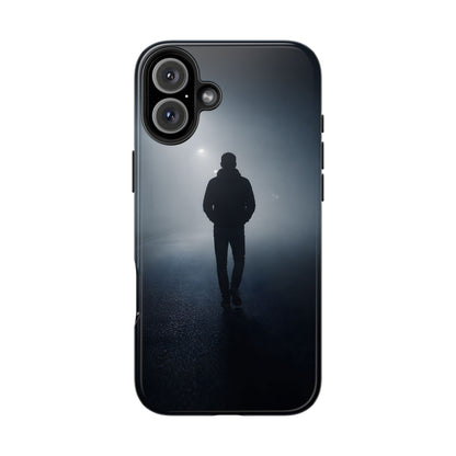 Foggy Night Silhouette Tough Case - Urban Mystery Cover for iPhone & Samsung