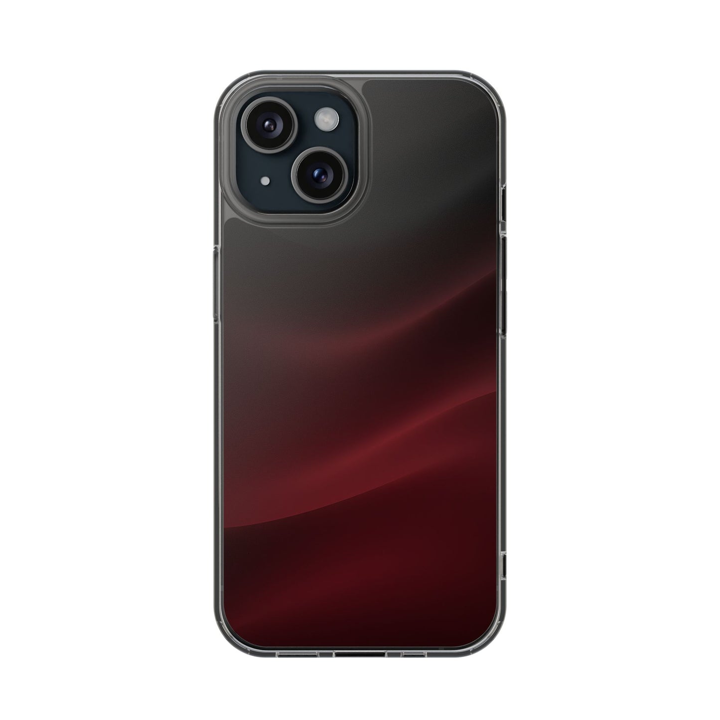 Dark Burgundy Silk Aura Case - MagSafe Compatible Elegant Cover