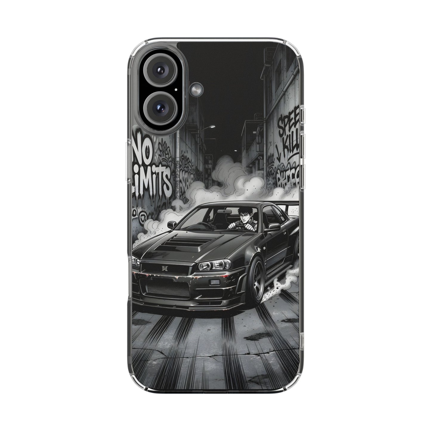 Tokyo Drift Manga Clear Case - MagSafe Compatible JDM Car Cover