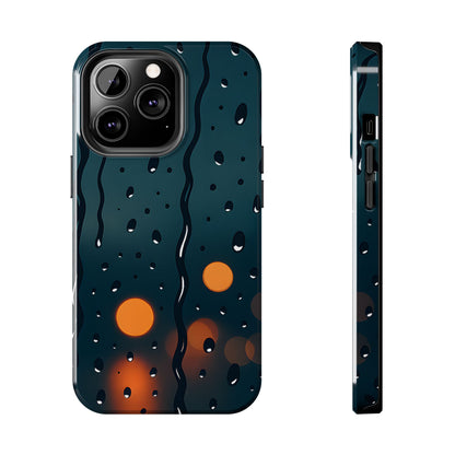 Rainy City Night Tough Case - Moody Urban Aesthetic Phone Cover