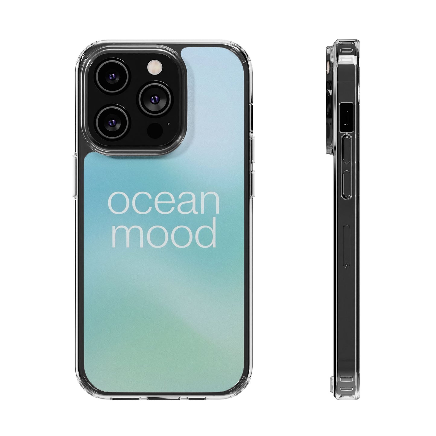 Ocean Mood Clear Case - MagSafe Compatible Coastal Gradient Cover