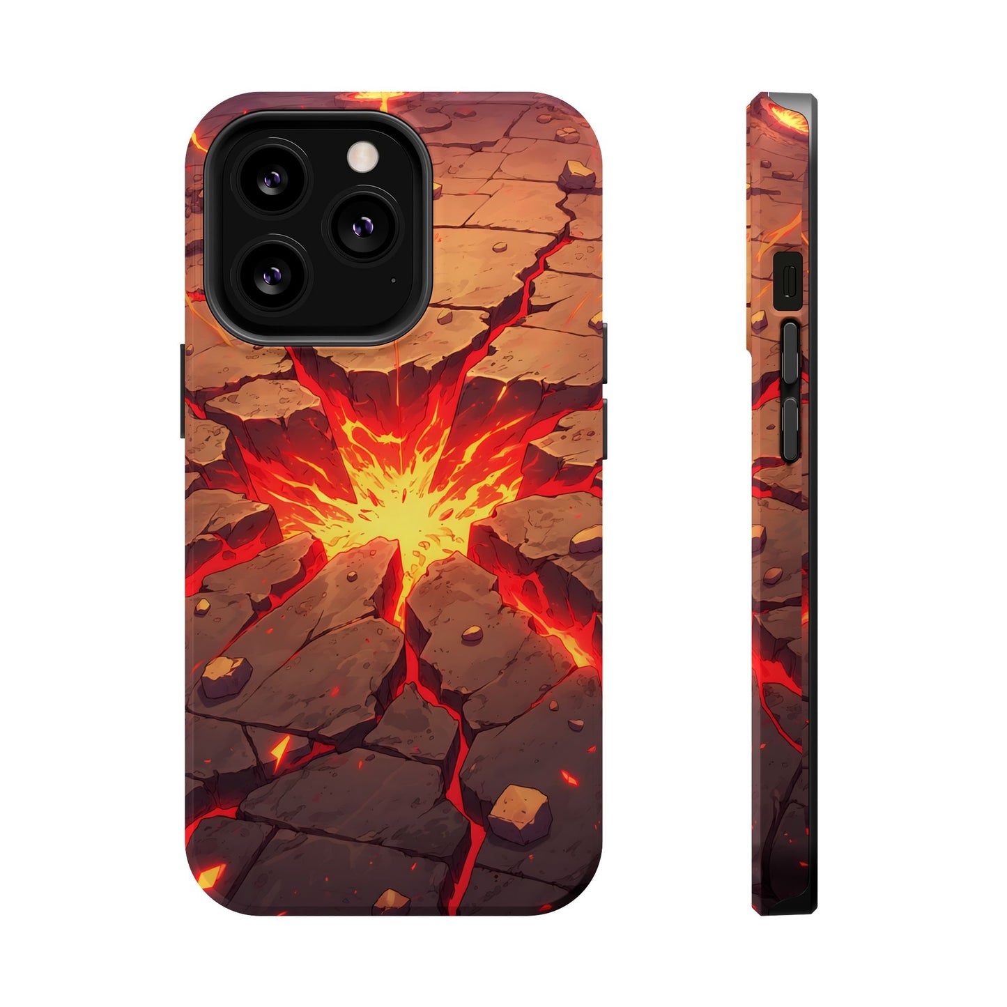 Magma Impact: Epic Shattered Earth MagSafe Case