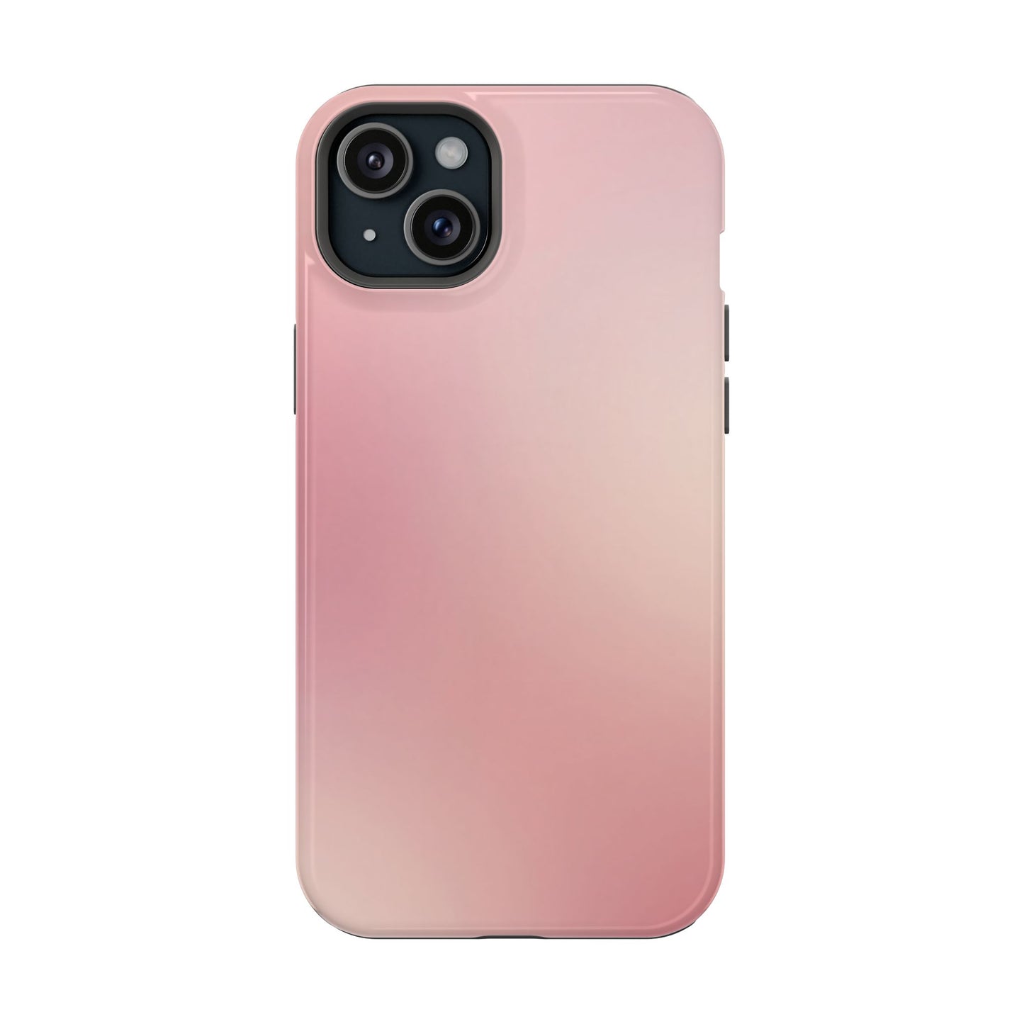 Elegant Rose Gold Gradient Magnetic Case