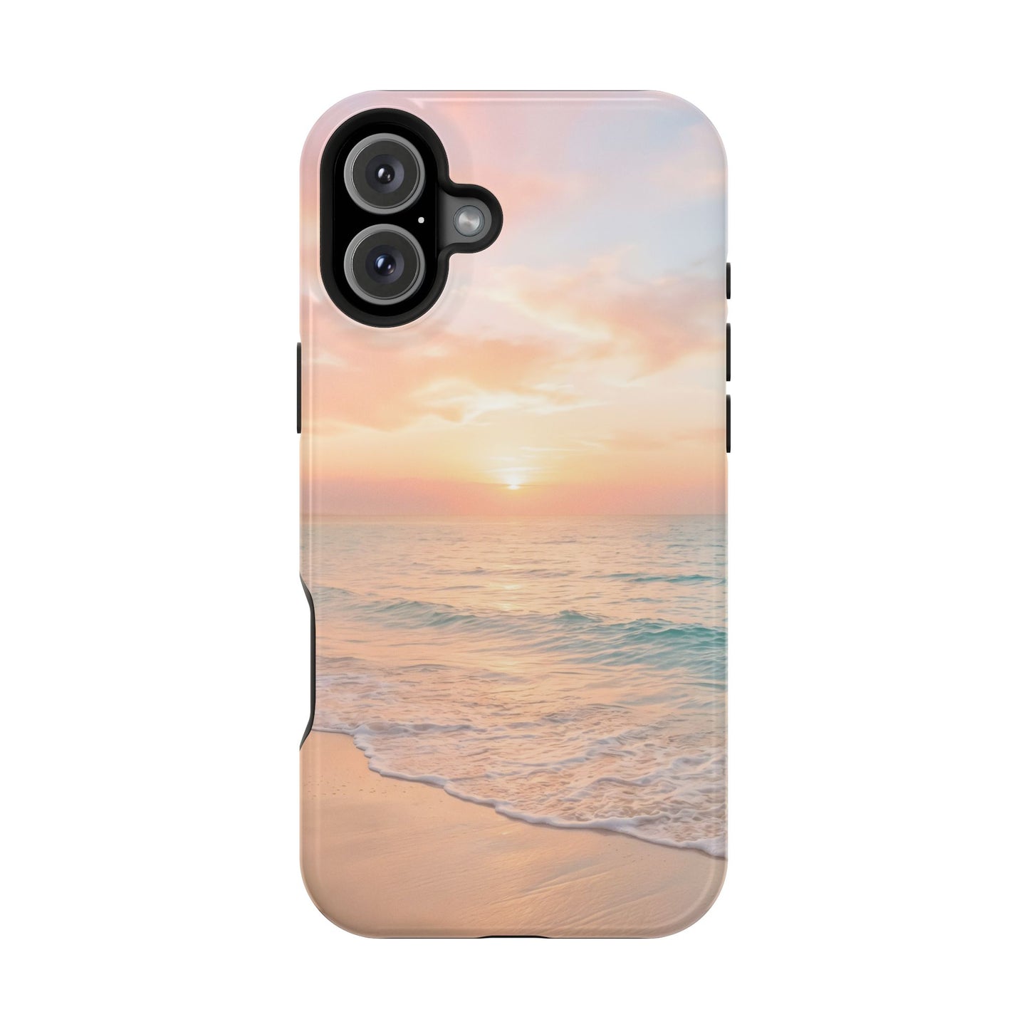 Serene Sunset Beach Magnetic Impact Case