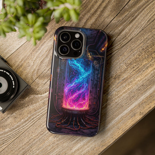 Neon Reactor: Cyberpunk Energy Core MagSafe Case