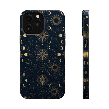 Solar Navigator Antique Gold Celestial Magnetic Case