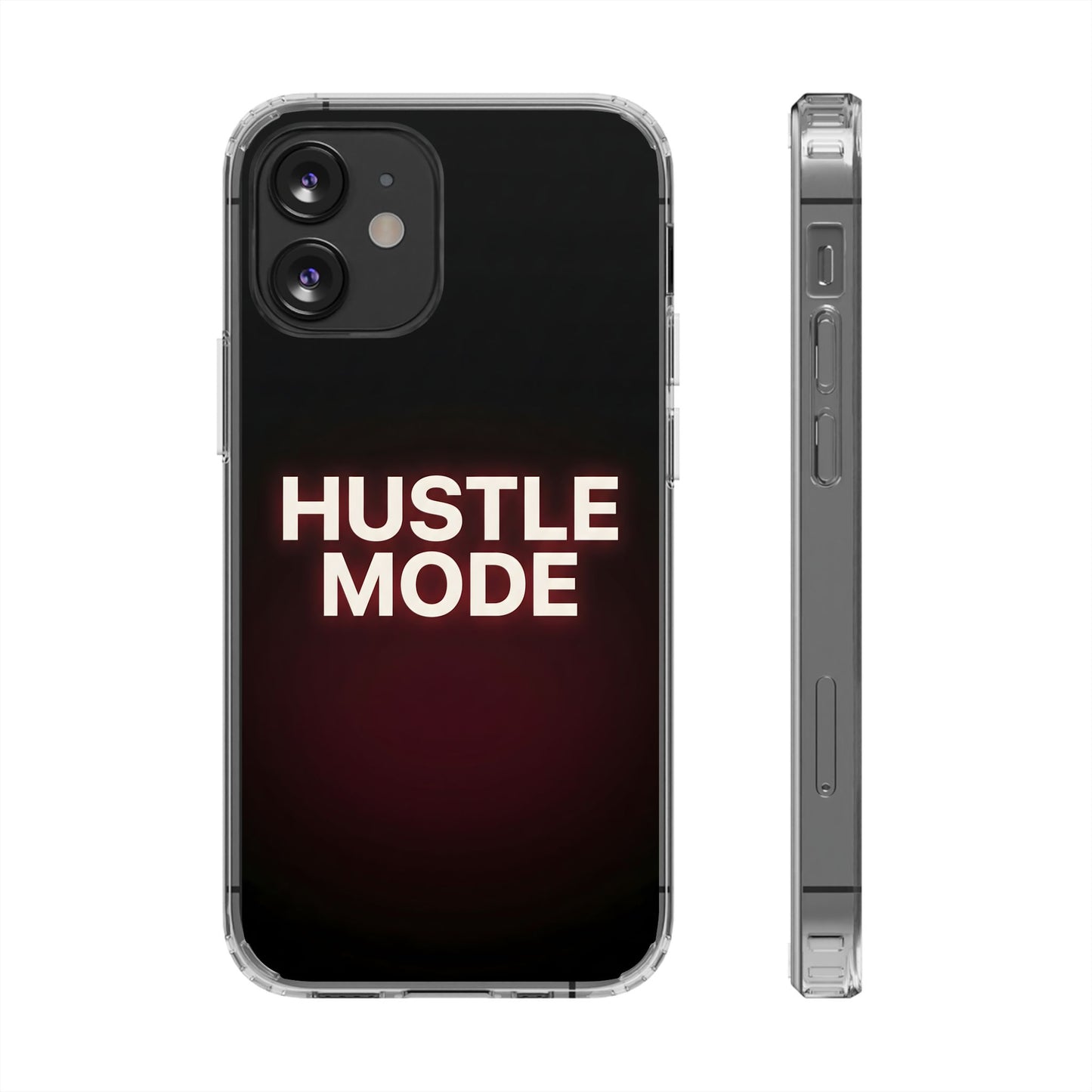 Hustle Mode Clear Case - MagSafe Compatible Dark Glowing Cover
