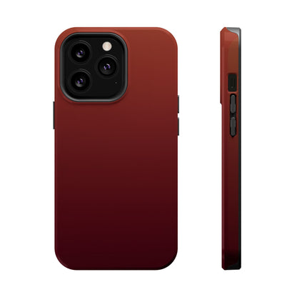 Black Cherry Ombre: Deep Burgundy Gradient MagSafe Case