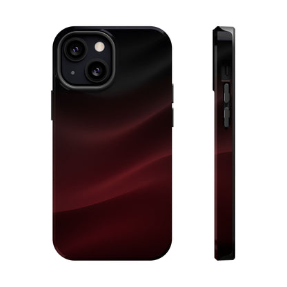 Sleek Burgundy Flow Magnetic Impact Case