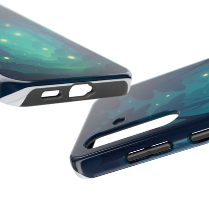 Enchanted Forest Fireflies Case - Mystic Nature Tough Cover for iPhone & Samsung