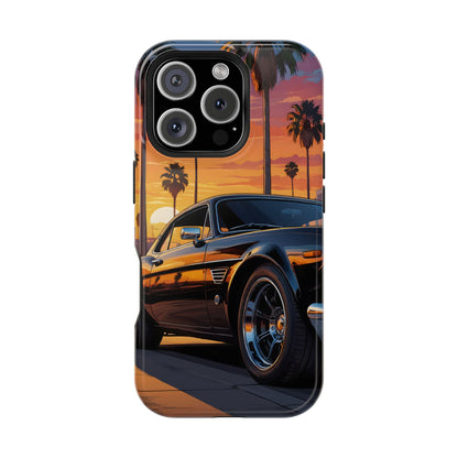 Pacific Cruiser: Cinematic Muscle Car Sunset MagSafe Case
