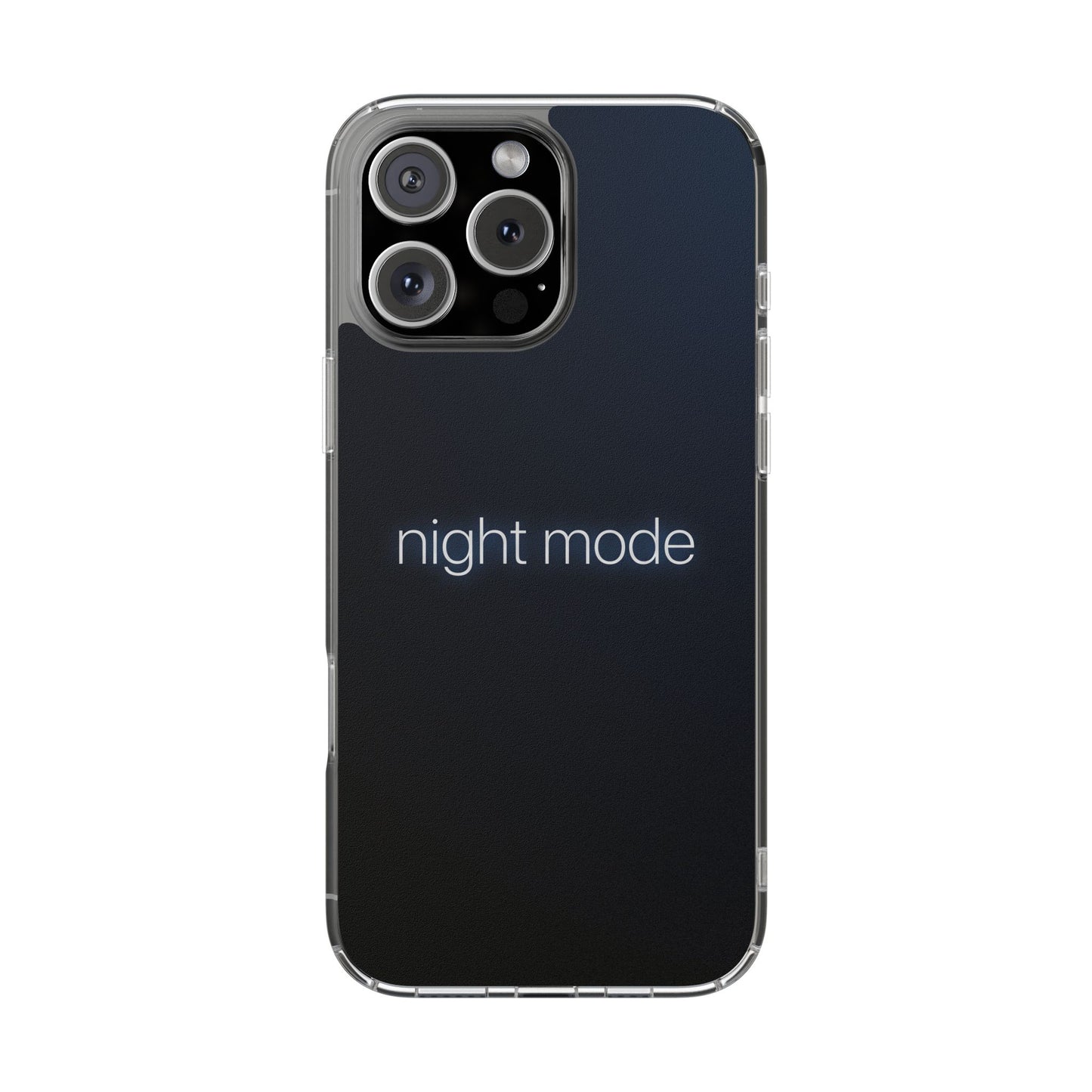 Night Mode Clear Case - MagSafe Compatible Dark Aesthetic Cover