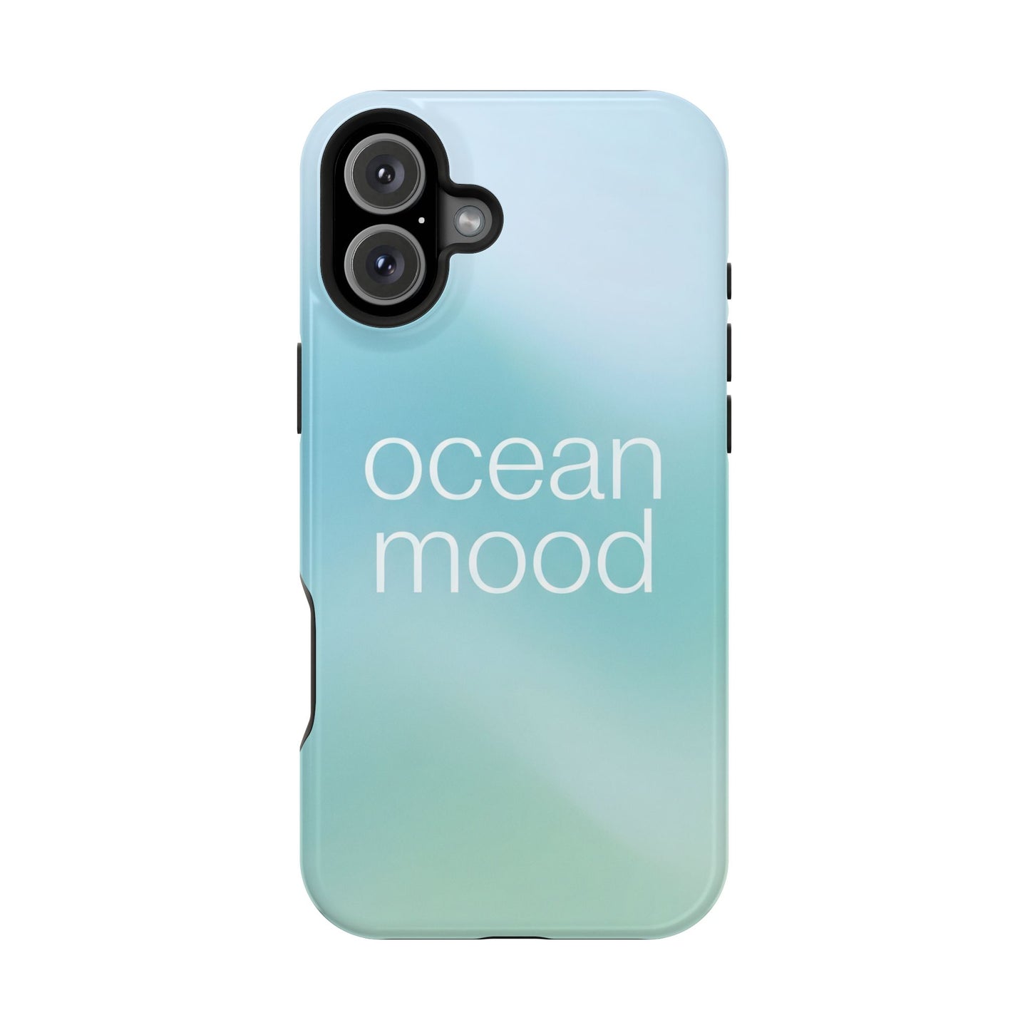 Teal & Sand Gradient Magnetic Impact Case - Ocean Mood
