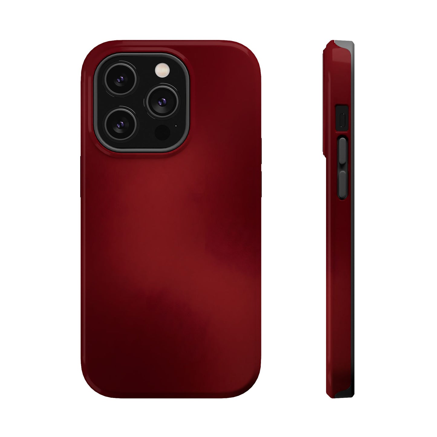 Deep Crimson Gradient Magnetic Impact Case