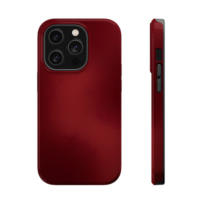 Deep Crimson Gradient Magnetic Impact Case