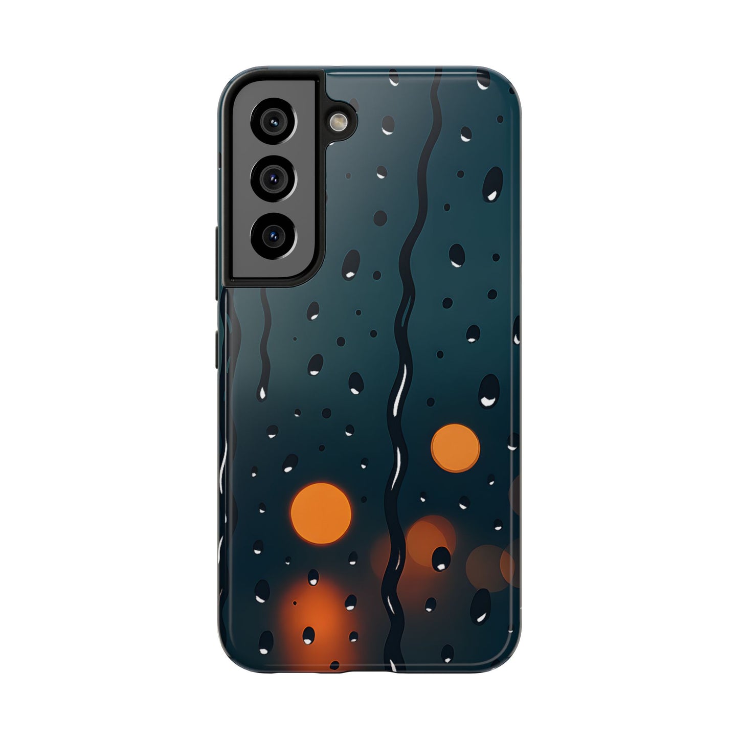 Rainy City Night Tough Case - Moody Urban Aesthetic Phone Cover