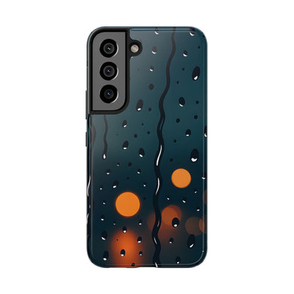 Rainy City Night Tough Case - Moody Urban Aesthetic Phone Cover