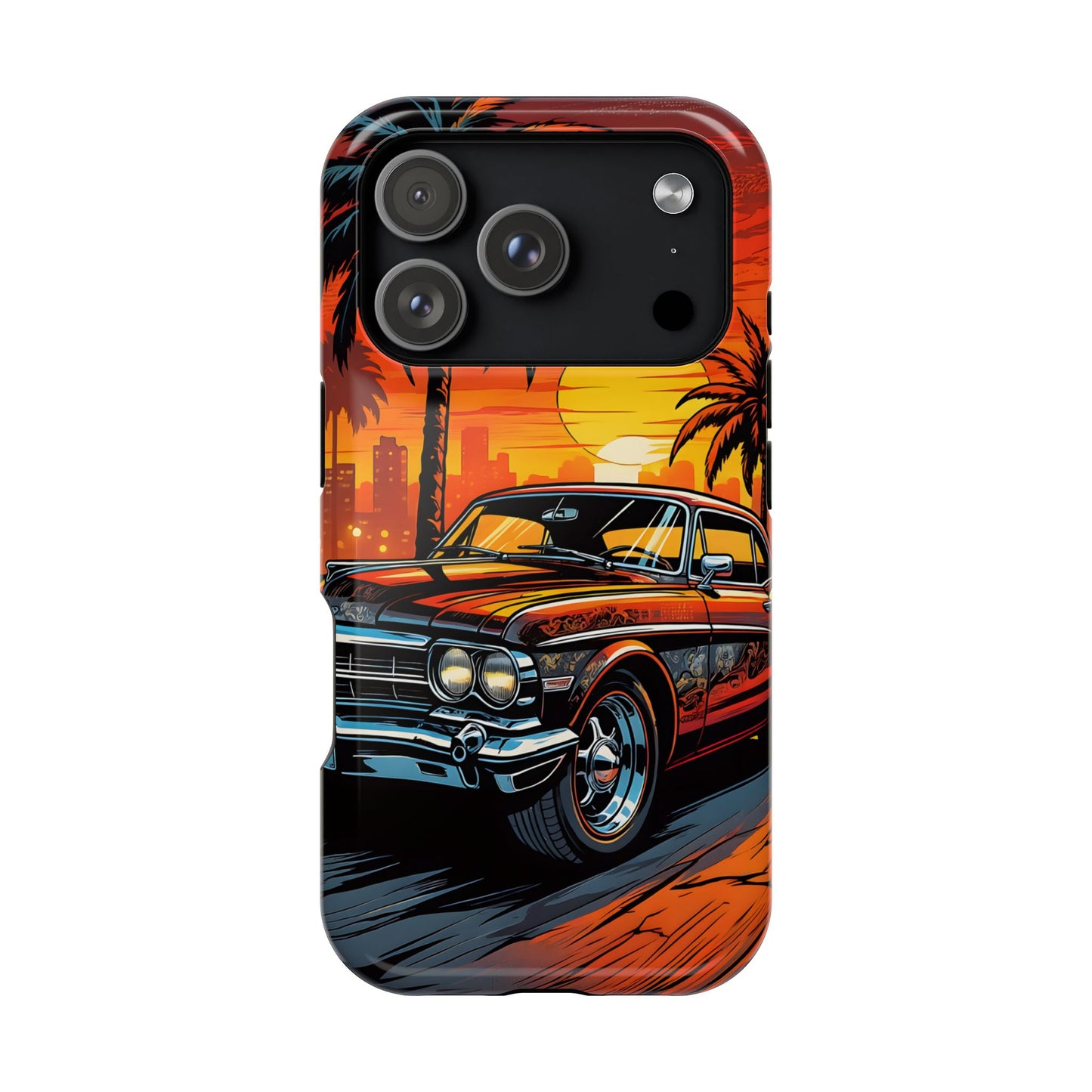 Vice City Cruiser: Comic Style Muscle Car MagSafe Case