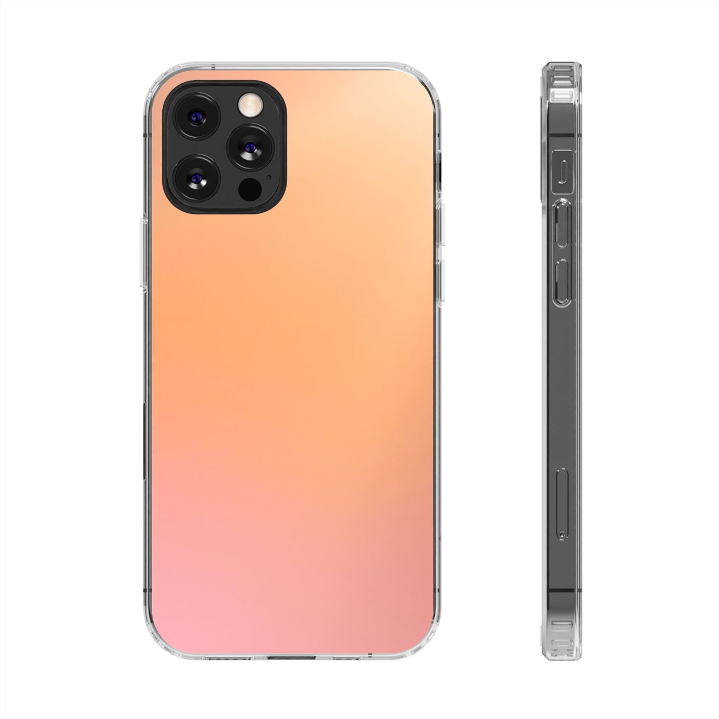 Sunset Aura Clear Case - MagSafe Compatible Warm Gradient Cover