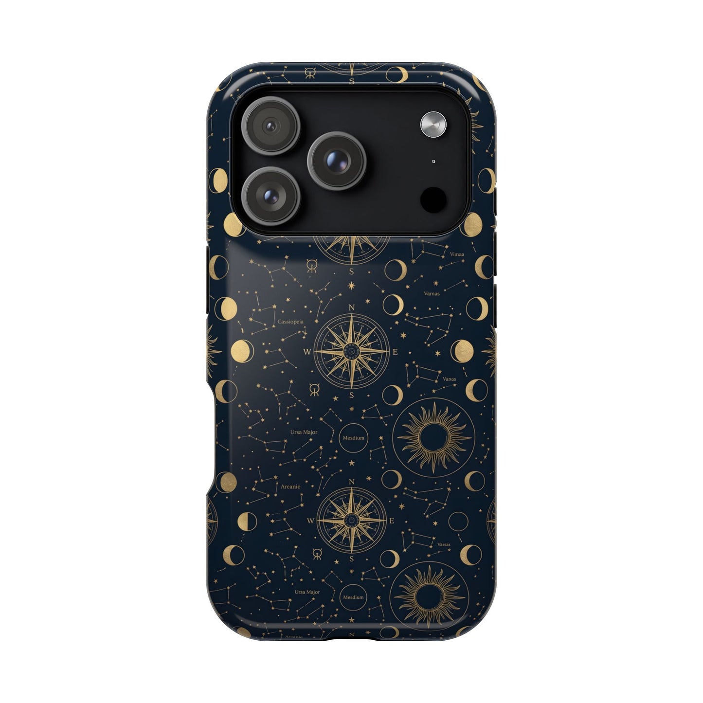 Solar Navigator Antique Gold Celestial Magnetic Case