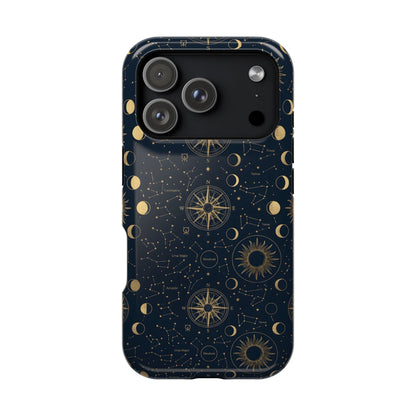 Solar Navigator Antique Gold Celestial Magnetic Case